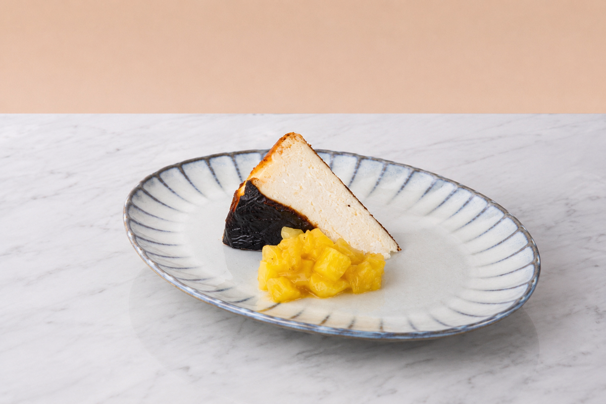 Cheesecake with passionfruit
